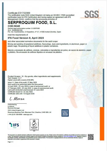 Certificado-IFS-Food-2026 Certificado-IFS-Food-2026